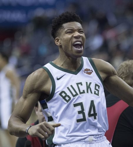 Giannis Antetokounmpo, Milwaukee Bucks no. 34