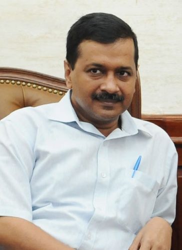 Portrait crop of the Chief Minister of Delhi, Shri Arvind Kejriwal calling on the Vice President, Shri M. Venkaiah Naidu, in New Delhi on September 02, 2017.