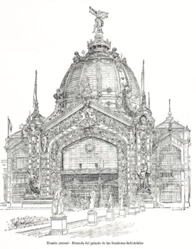 Dombo Central, Entrada del palacio de las Secciones Industriales, #ColorOurCollections 2020.