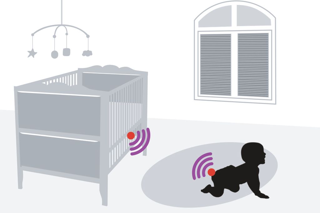 Illustration of MIT's Smart Diaper based on RFID tags.