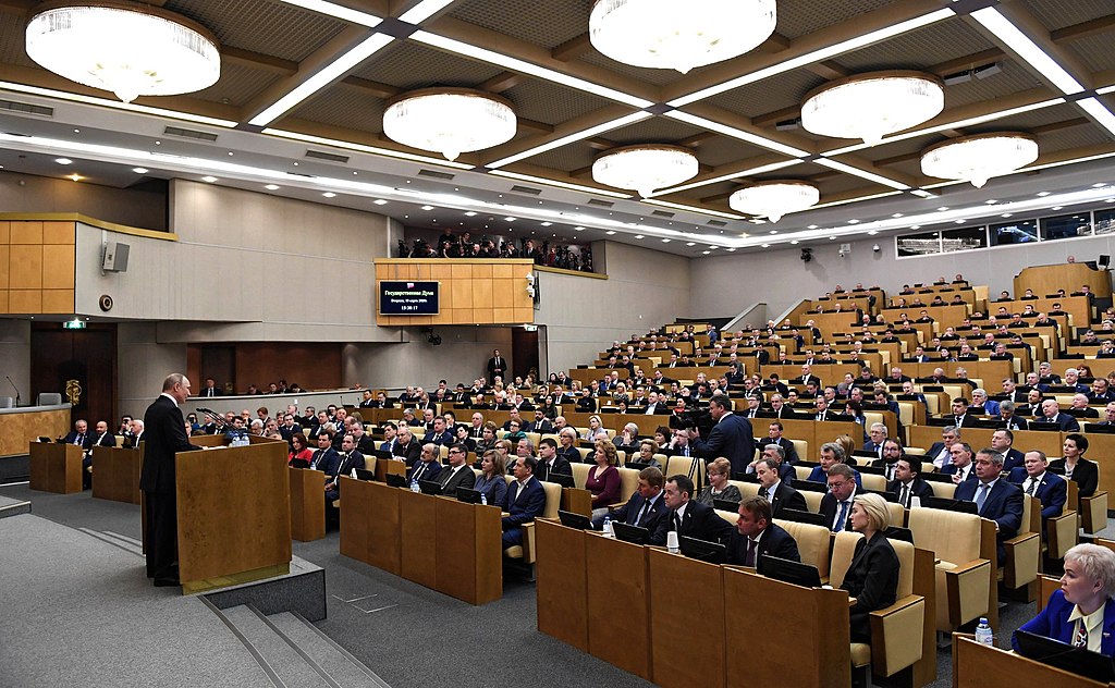 Vladimir Putin Speech at State Duma plenary session 2020-03-10