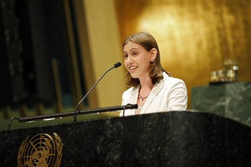 Alexandria Villaseñor at the United Nations Observance of International Women’s Day 2020