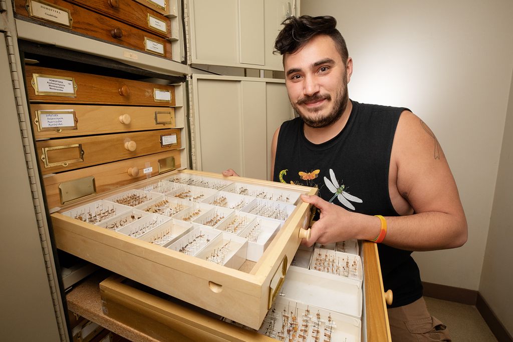 Brendan Morris - doctoral student in entomology.