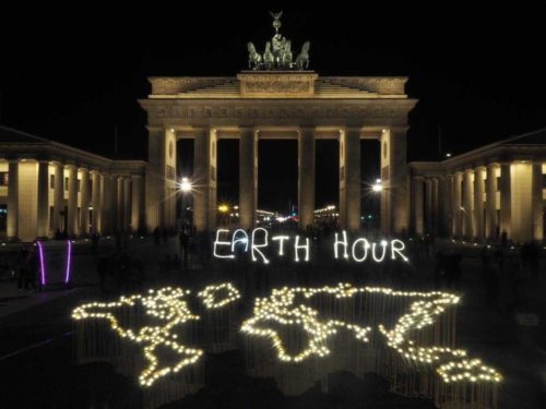 Earth Hour 2019 celebrations in Germany.