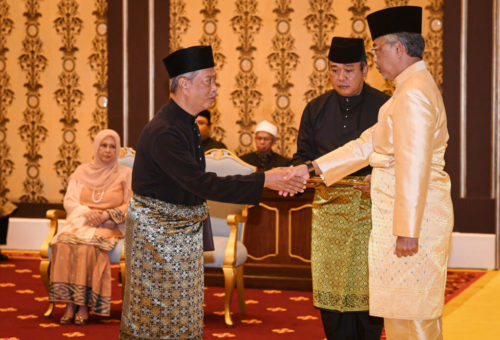 Muhyiddin Takes Oath as 8th PM Before King