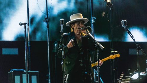 A performance by Bob Dylan on October 7, 2016
