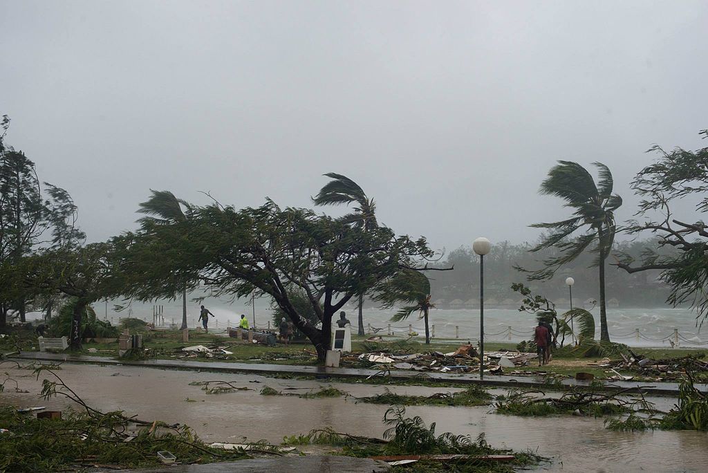 Devastation after Cyclone Pam