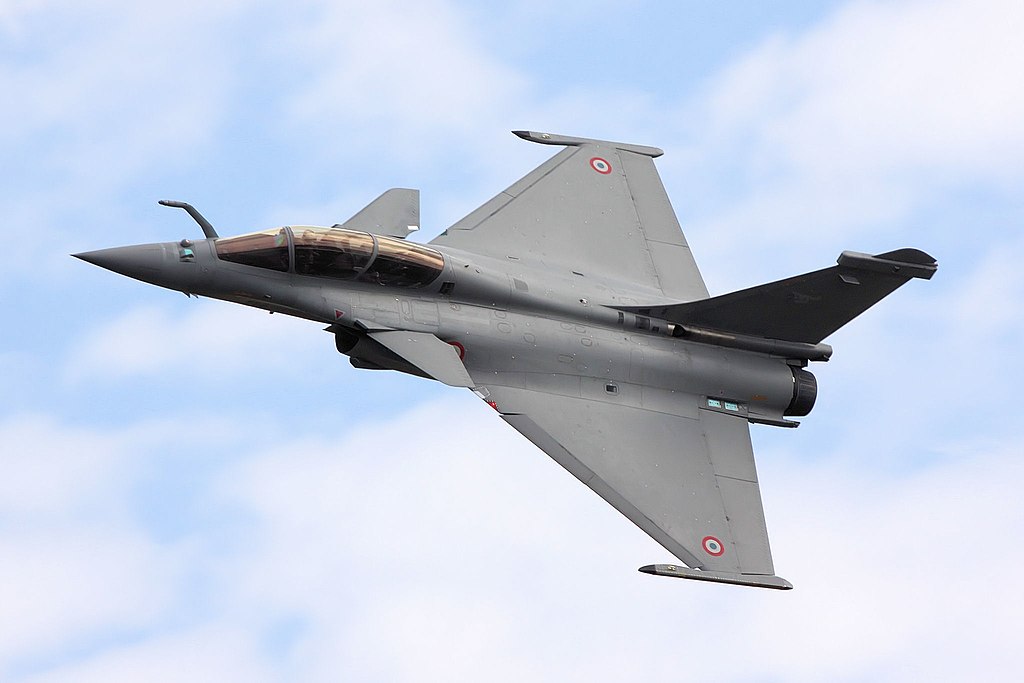 A French Air Force Dassault Rafale B at RIAT in 2009