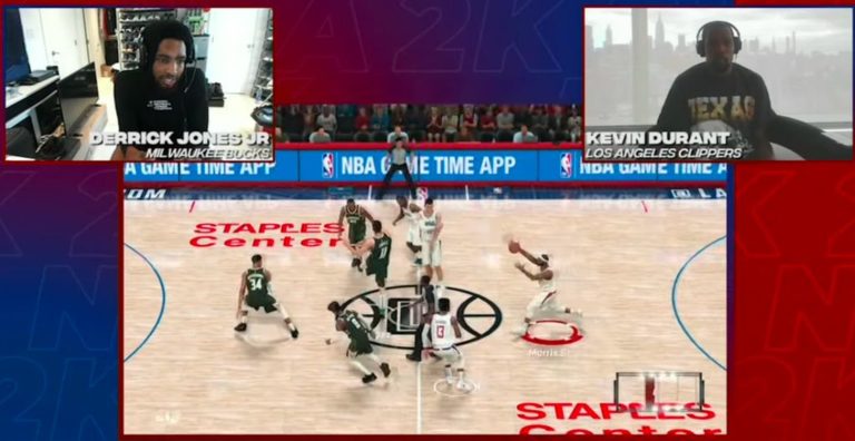 Real NBA Players Play Basketball Video Games