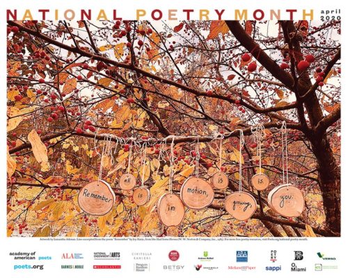 2020 National Poetry Month Poster