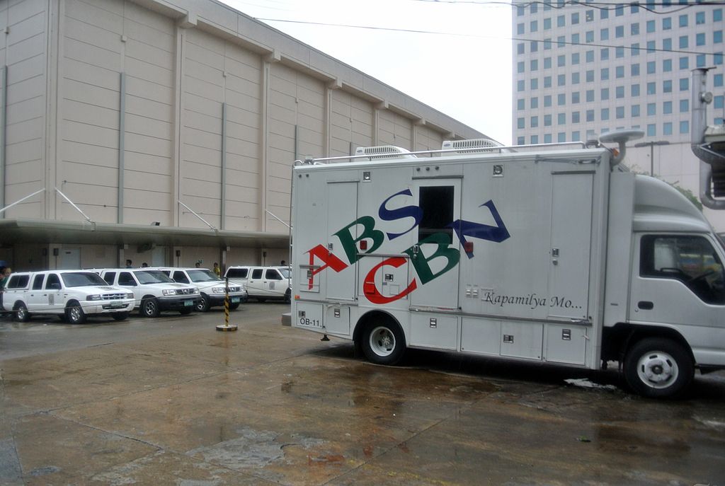 Inside the ABS-CBN Broadcasting Centre in 2012.