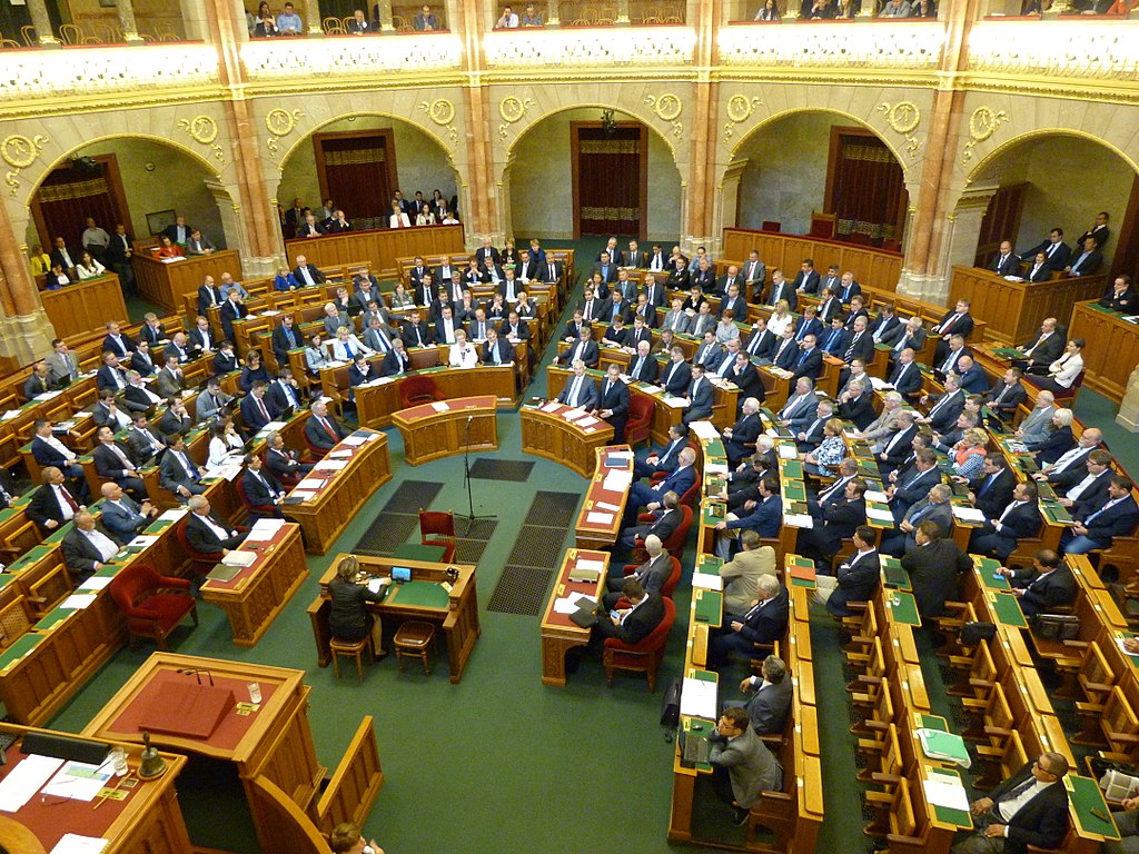 Viktor Orbán addresses the House of Commons, Budapest, Hungary, 2015-09-21.