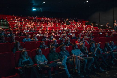 Crowded theater