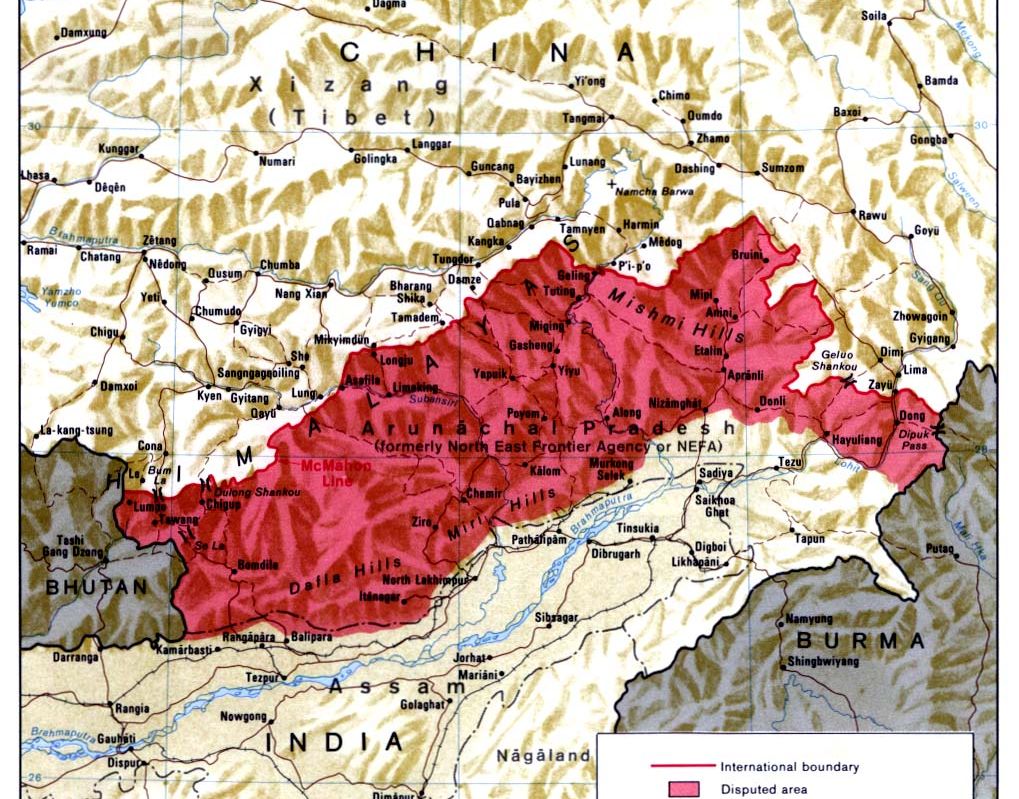 China India eastern border 88