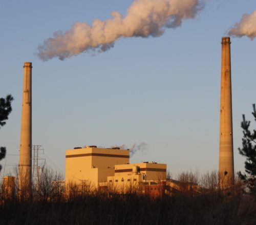 The Edgewater Generating Station in Sheboygan, Wisconsin, 2011.