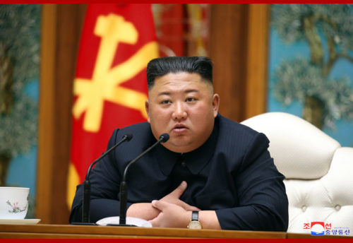 North Korean leader Kim Jong-un, shown during a meeting in April.