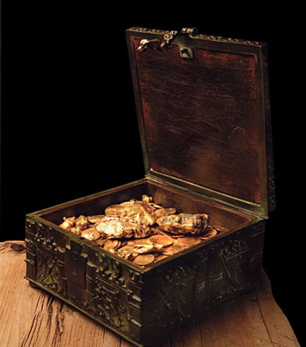 A treasure chest.