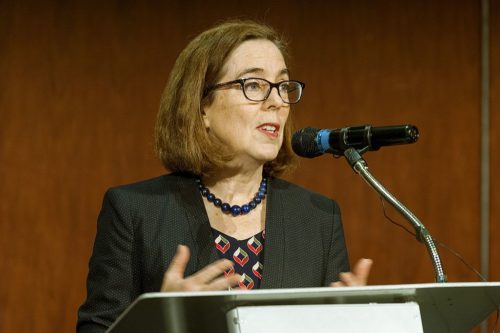 Gov. Kate Brown gives welcome address, 2016
