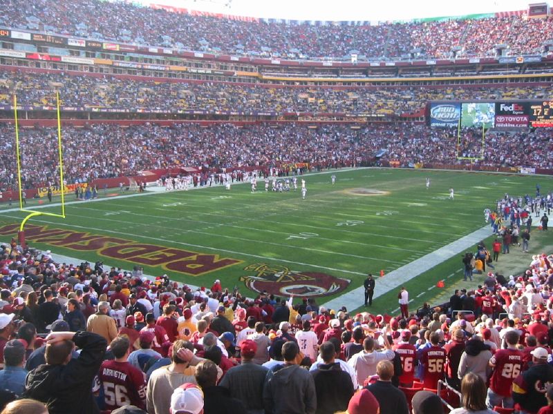 FedExField of the Washington Redskins