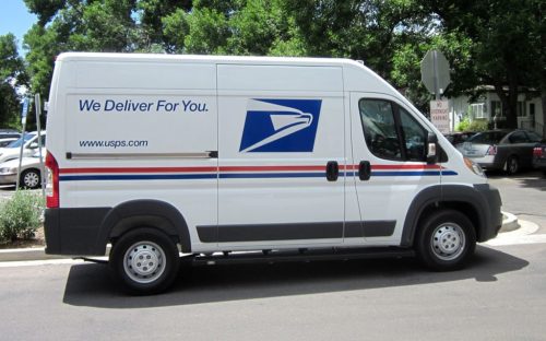 USPS Dodge Ram delivery van, Loveland CO / 2016