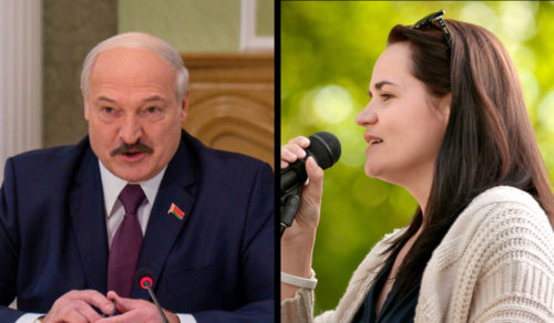 Aleksandr Lukashenko & Svetlana Tikhanovskaya