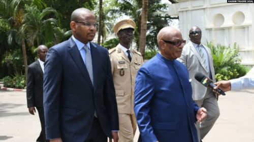 Malian PM Cissé and President Ibrahim Boubakar Keita, 2019