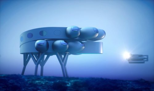 Fabien Cousteau's PROTEUS™. Full view from side.