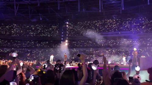 BTS in concert at Wembley Stadium, 2 June 2019