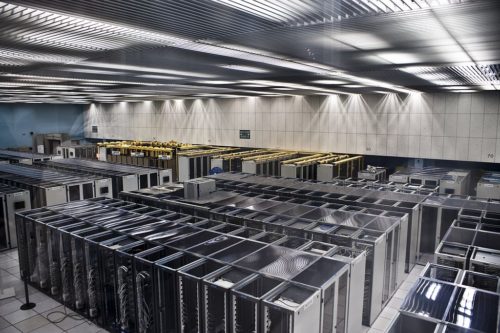 Server room in CERN (Switzerland)