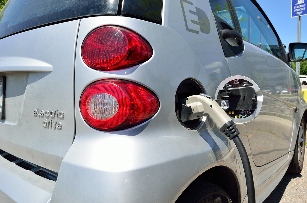 Electric Car being charged.