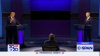 President Donald Trump and former Vice-President Joe Biden meet for the presidential debate.