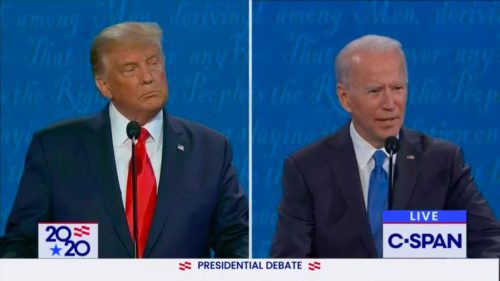 US President Donald Trump and Ex-Vice President Joe Biden met for their final debate before the November 3 election.