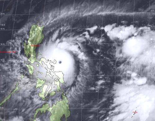 Super Typhoon 22W (Goni) Warning #16 Issued at 31/2100Z, IR Satellite imagery