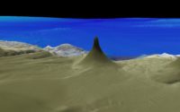 A 3D image of the 1,640 foot (500 meter) underwater coral tower discovered off the Great Barrier Reef.
