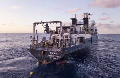 The Schmidt Ocean Institute's research ship Falkor.
