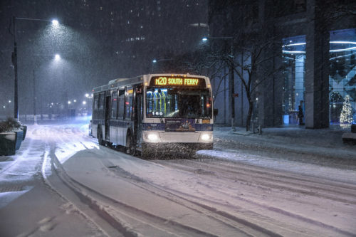 MTA Responds to Winter Storm: Operations during winter storm on Wed., December 16, 2020.