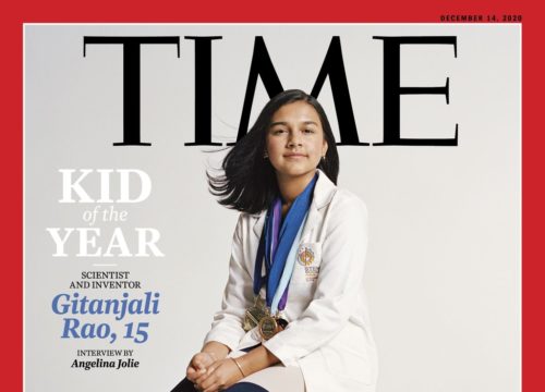 Time Magazine has announced that 15-year-old scientist Gitanjali Rao is its Kid of the Year for 2020.