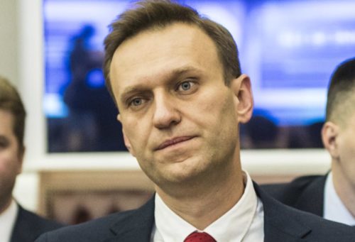 Alexei Navalny, Russian opposition leader, at Central Election Commission's session which is about to deny his right to be in the ballot on the upcoming presidential elections.