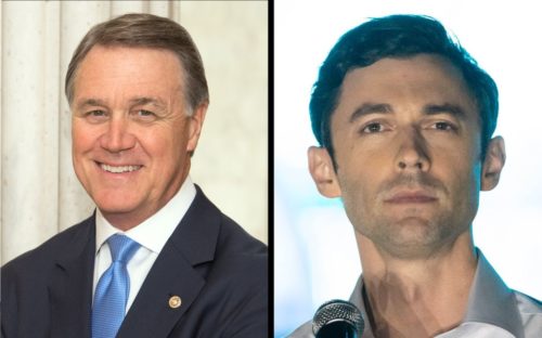 David Perdue and Jon Ossoff