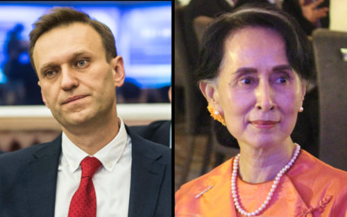 Alexei Navalny and Aung San Suu Kyi