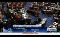 The final Senate vote in the second impeachment trial of US President Donald Trump.