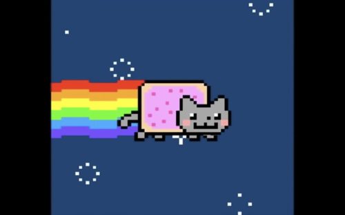 nyan cat moving animation