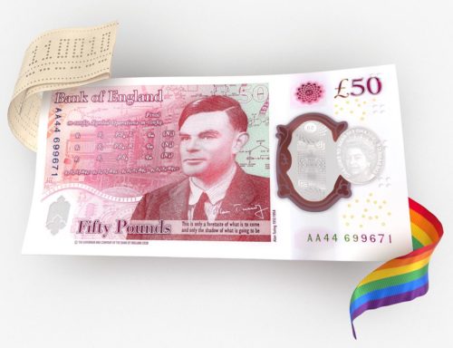 Britain's new £50 banknote featuring Alan Turing.