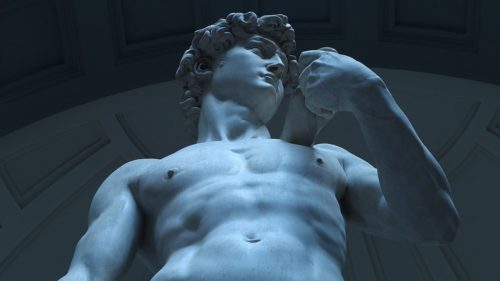 Michelangelo's David (detail)