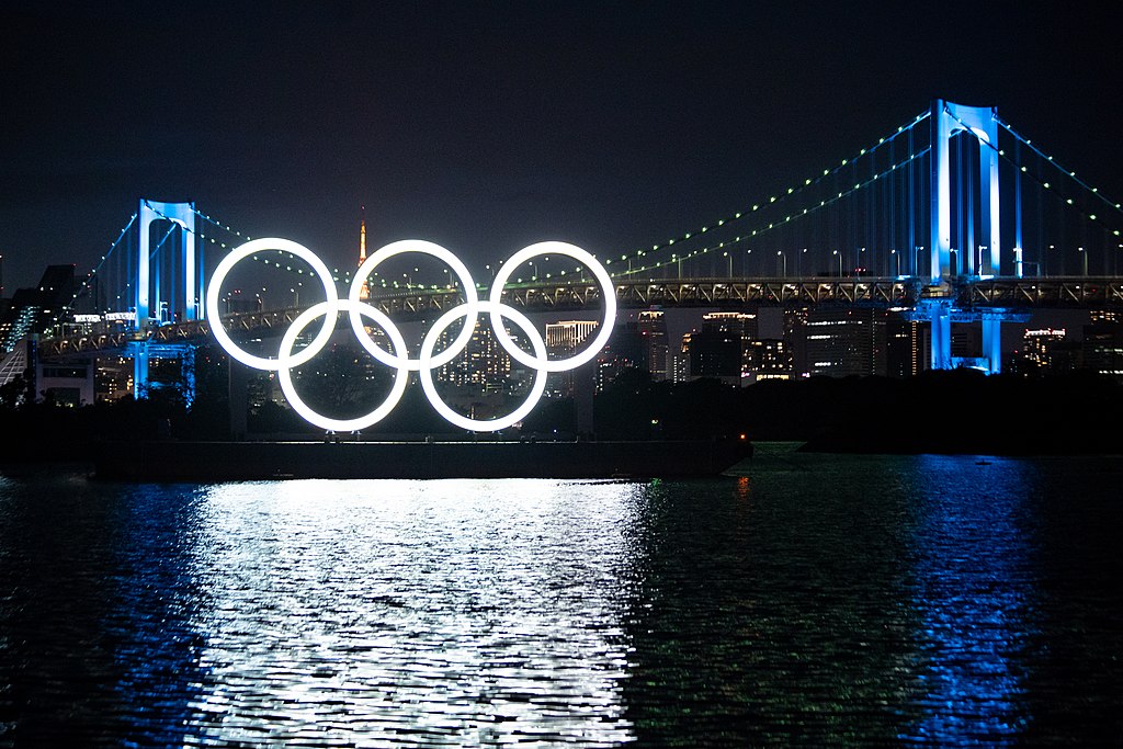 Tokyo 2020 Olympic Games- Monument of Olympic Rings