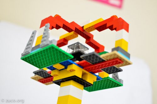 A LEGO structure.