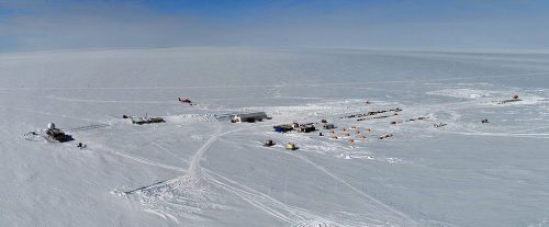 Aerial recording of Summit Camp (3208 m, Greenland)