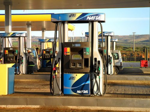 The first gas station on the highway east-west of Glizan in Algeria.