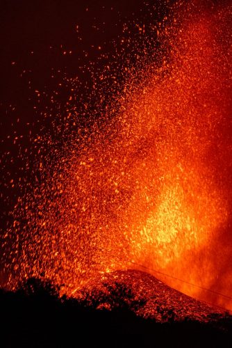 Volcanic Eruption on La Palma, September, 2021.