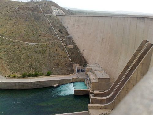 Zayanderud Dam in 2010.